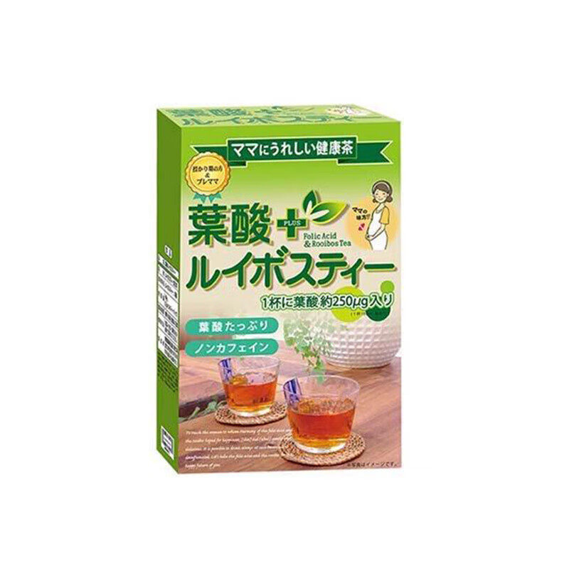 日本直邮昭和制药孕期可用叶酸南非博士茶 路易波士养生茶2gx24包