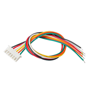 奎神电力 XH2.54mm公母头对插线端子线电子线2 3 4 5 6P连接线