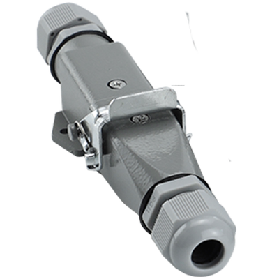 HDC-HA-003 4 5 6 8芯矩形航空插头插座公母对插热道流重载连接器