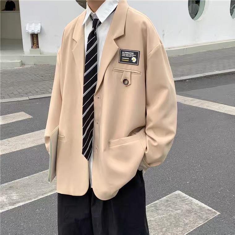 西装套装男dk制服休闲外套韩版潮流学生痞帅学院风jk西服班服秋季