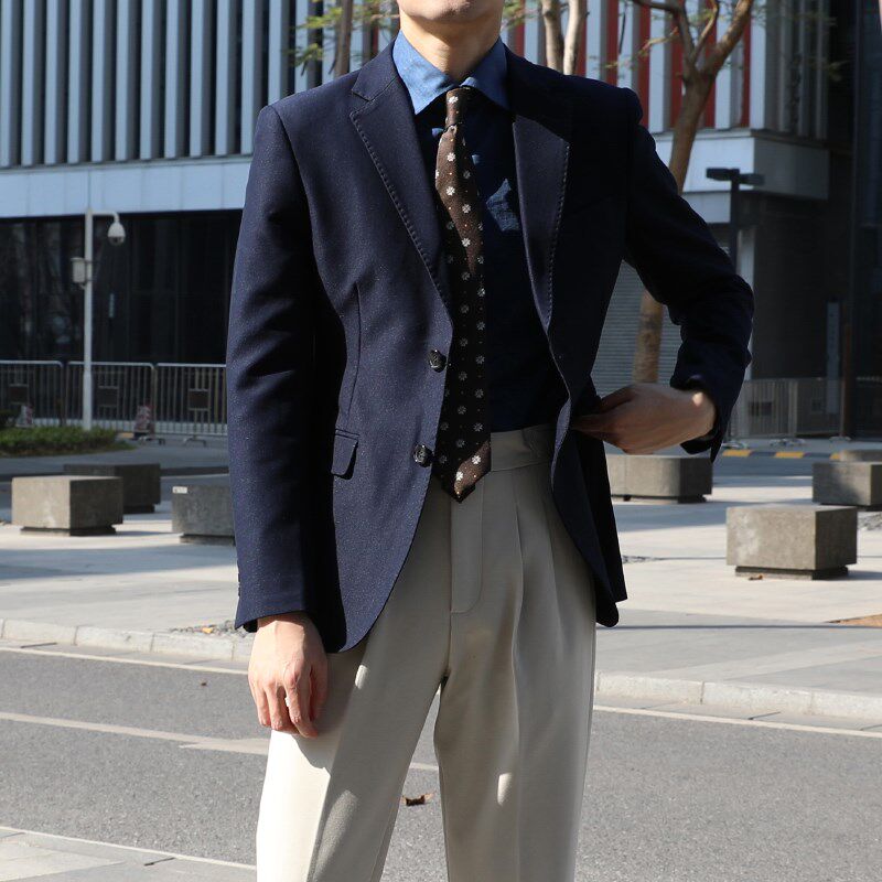 速发[7色]绅士潮男小外套 韩版时尚青年西服上衣