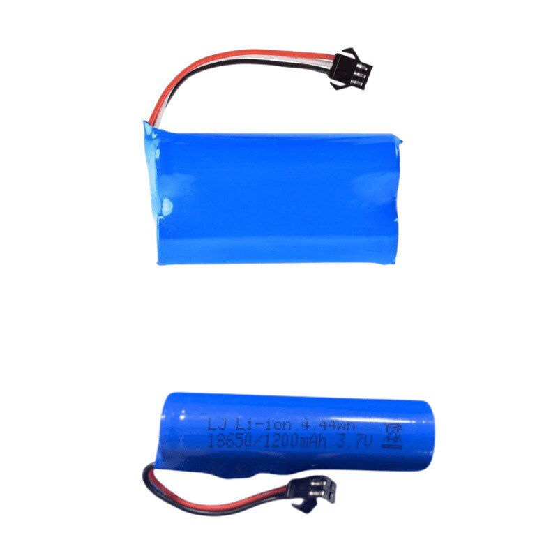 速发18650 7.容V .7V 1200mAh 电动泡泡机水枪玩具枪大4量充电锂