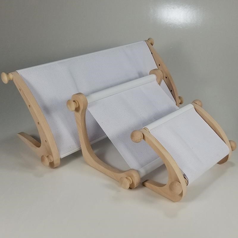 速发木家木卡坊 台式绣架桌面绣绷榉爱横杆布艺任意长度包