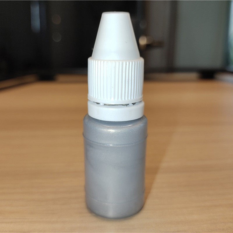速发优质银色印油 印台章彩色环保印油印台补充液印泥补充液