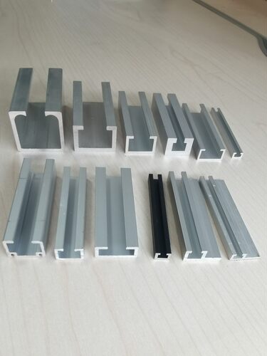 速发C型槽感应器安装导轨道槽光电开关内翻边黑色U槽工业铝型材