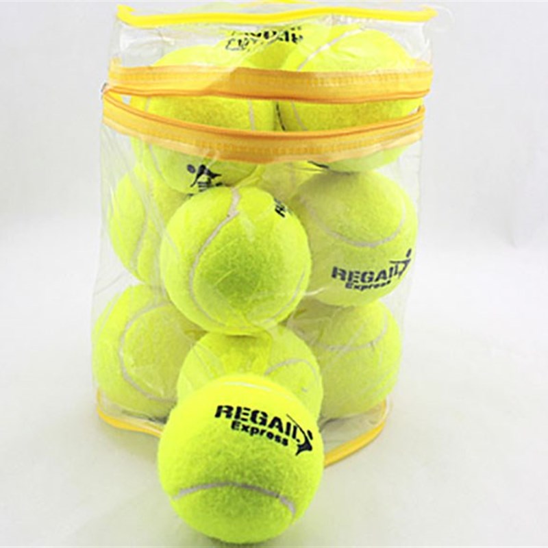 极速12pcs/Lot High Quality Elasticity Tennis Ball for Traini