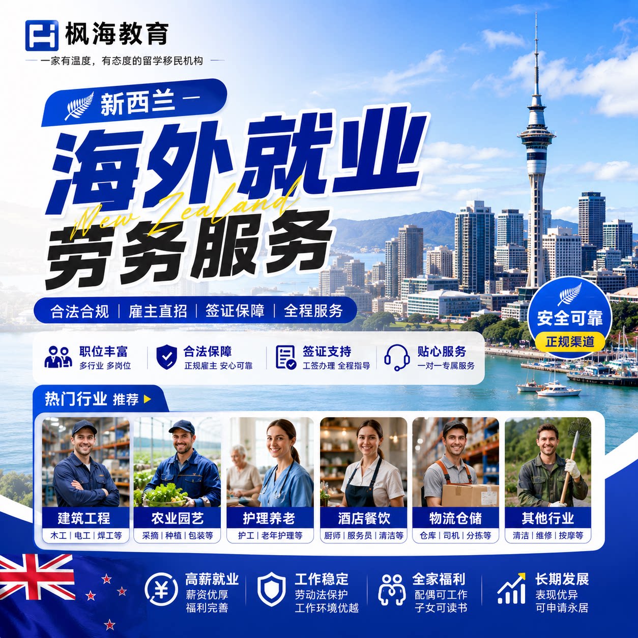 海外就业 出国打工 劳务 工作签证 海外务工