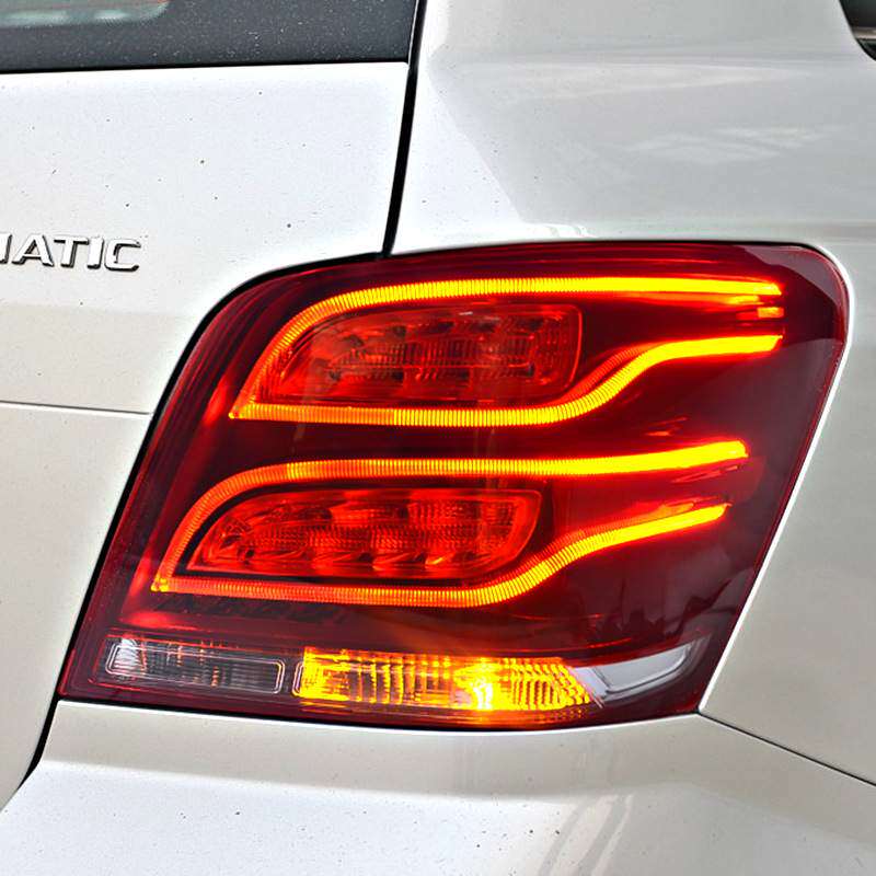 适用于08-12奔驰GLK200 GLK260 GLK300老改新LED尾灯13-15款尾灯