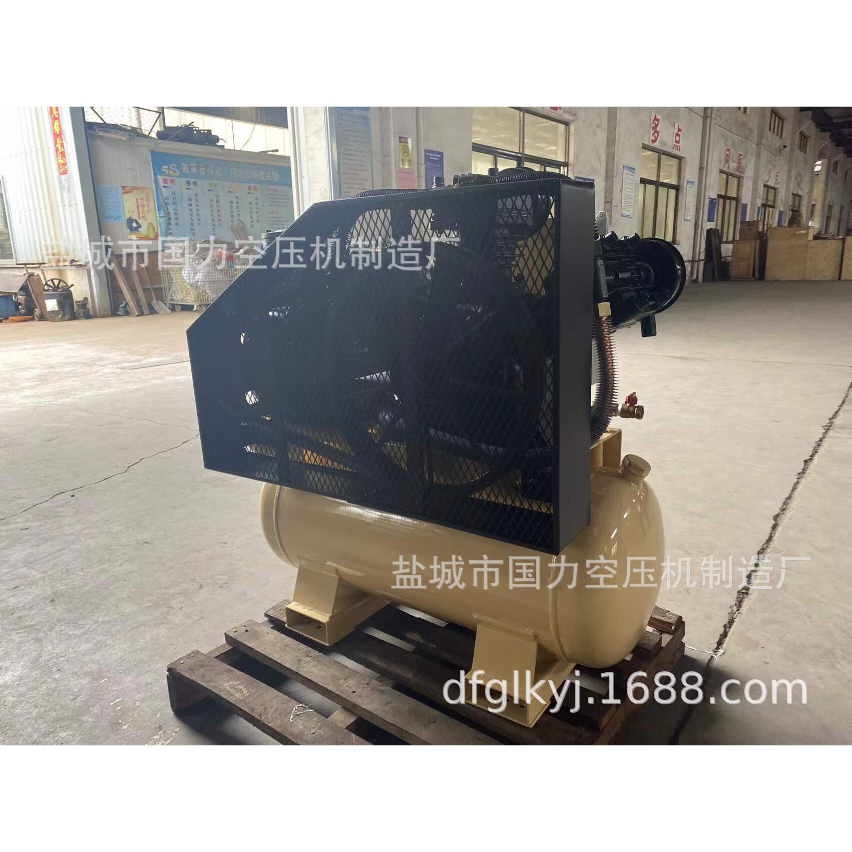 W-1.0/8无油防爆空压机吹瓶机增压机中高压空气压缩机空压机气罐