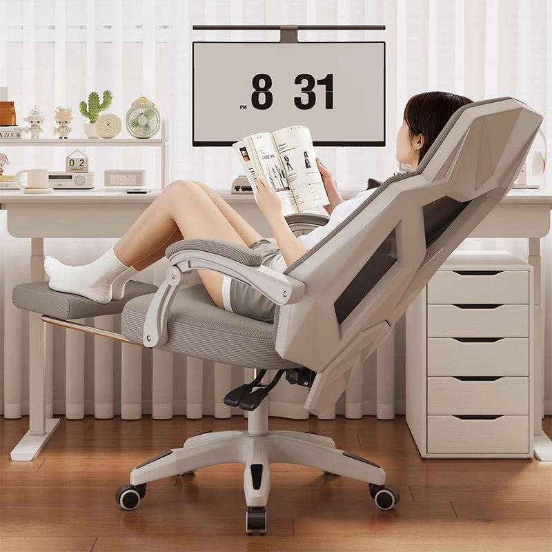 工作椅子舒服久坐电竞椅坐垫靠垫一体办公椅老板椅加宽加大学习椅