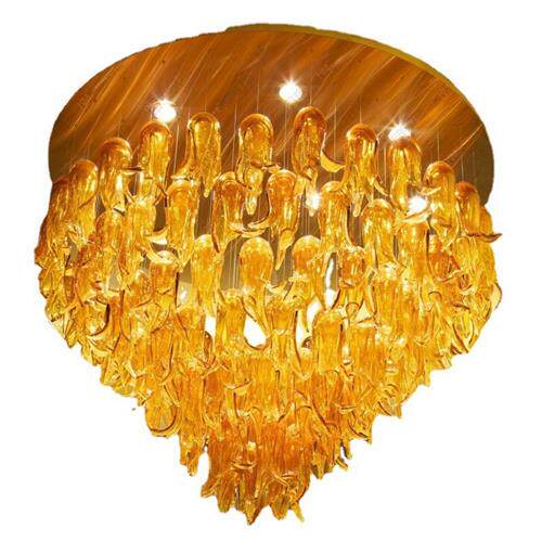 现货大型酒店工程灯客厅灯奢华大堂会议室包间水晶灯圆形具