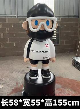 网红Farmerbob男朋友雕塑卡通公仔家里客厅卧室装饰品落地大摆件