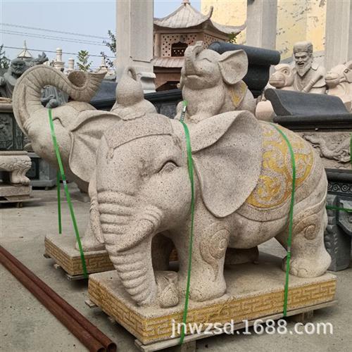 济宁青石大象图片大全浙江石象生产厂家上海石头象价格