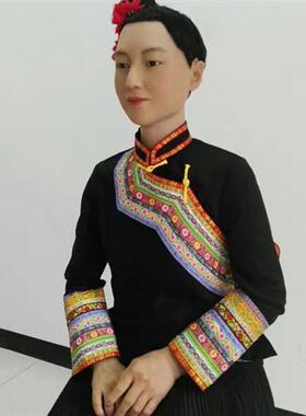 少数民族美女蜡像