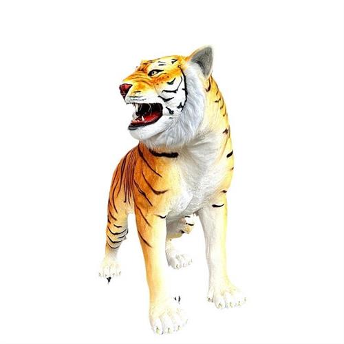 仿真老虎模型机械硅胶老虎机模电动仿真动物丛林猛兽比真实比例