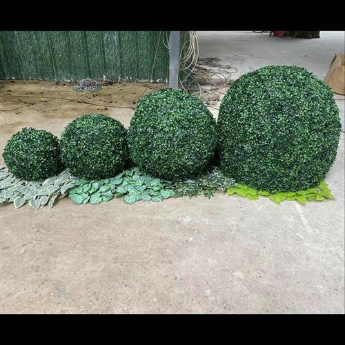 厂家供应绿色仿真树米兰草系列造型盆栽方块米兰草篱笆定做