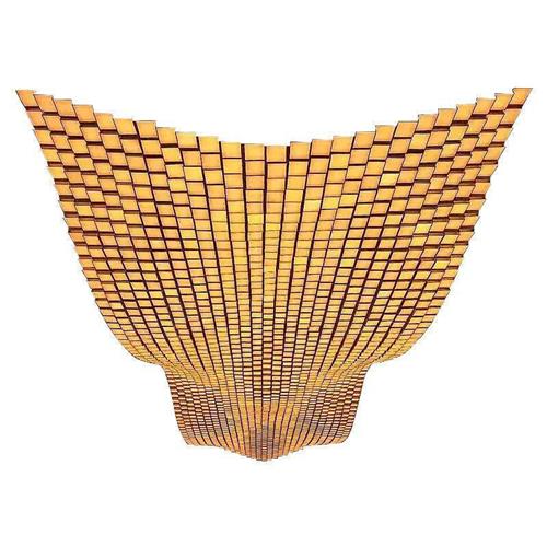 宴会厅方形波浪形工程灯酒店大堂别墅大厅餐厅售楼处沙盘灯具定制