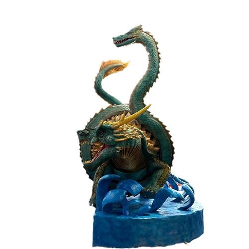 神话传说山海经形象赑屃机模山海经怪兽模型定制动态仿真神龟雕塑