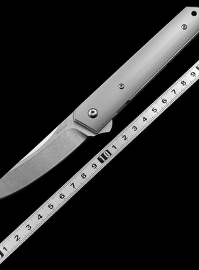 博克轴承碳纤维/TC4钛合金柄户外露营家用便携EDC水果刀工具刀