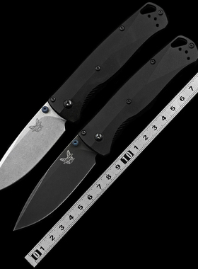 蝴蝶BM535-07铝合金柄户外折刀露营便携EDC水果刀工具刀