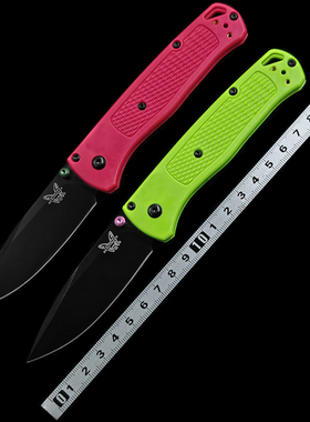 蝴蝶BM535尼龙柄户外折刀露营便携EDC水果刀工具刀