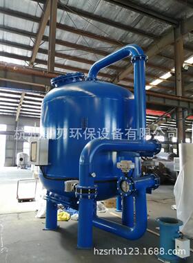 工滤业循环水浅层滤砂过滤器 浅质层介过器882 旁器