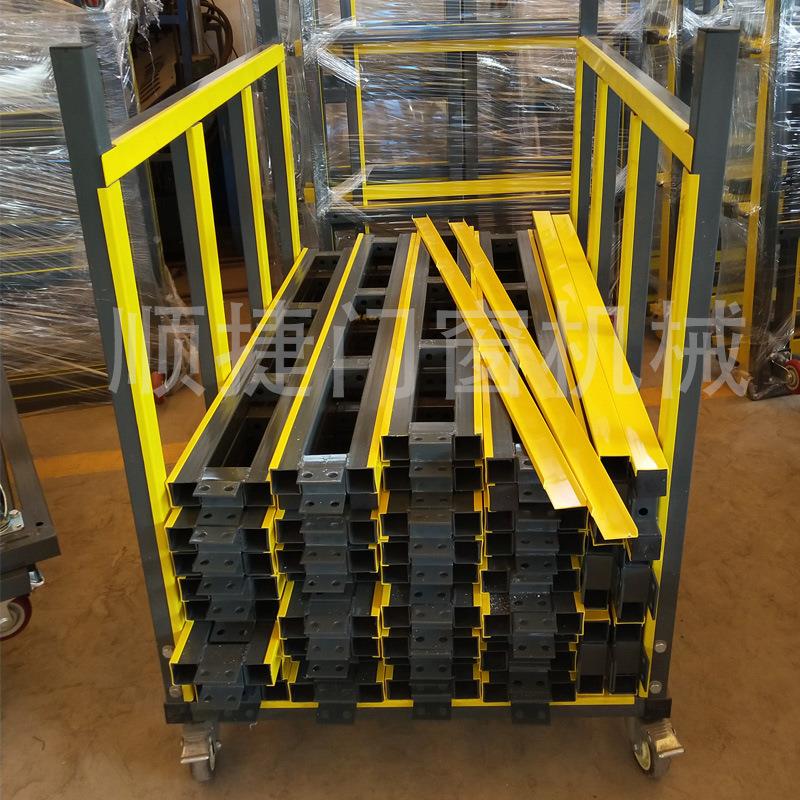 1米5铝材重型材料车推车间U型管材运钢车 648工业不锈铁输管周转