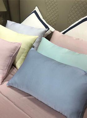 正品LF80支兰精天丝枕套单品单人枕皮枕头套丝滑枕巾48*74不含芯