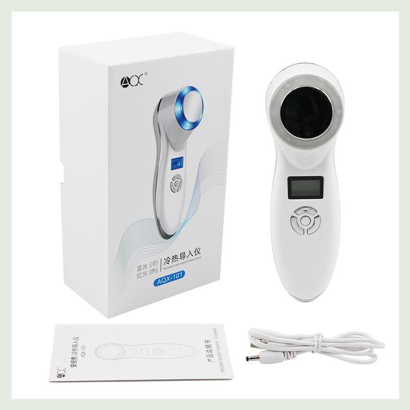 家用脸部导入仪冰敷冷热美容仪器充电款冰锤热敷面部收毛孔美肤仪
