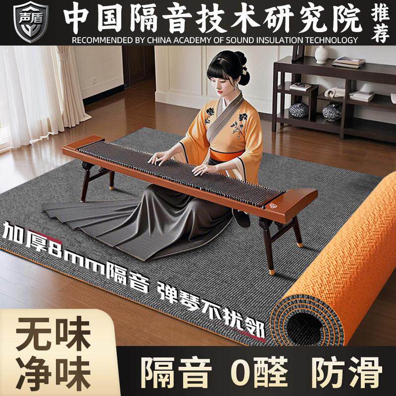 楼层专业隔音减震加厚钢琴架子鼓卧室全屋地垫家用古筝吸音地毯