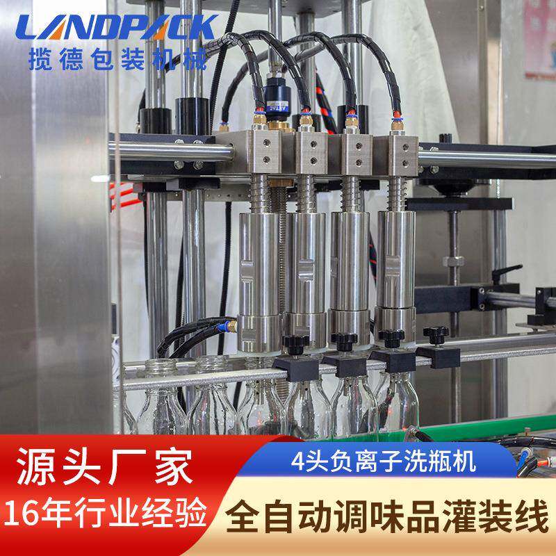 线全自动调味品罐装生产 生MPA抽酱油机 蚝油老灌抽4装头活塞灌装