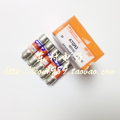 原装FERRAZ MERSEN保险丝 AMP-TRAP熔断器 ATQR3 3A 600V 10*38mm