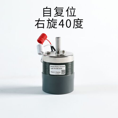 WAYTOP厂家直销 90度分选开关门 转角电机圆形磁钢双向旋转电磁铁