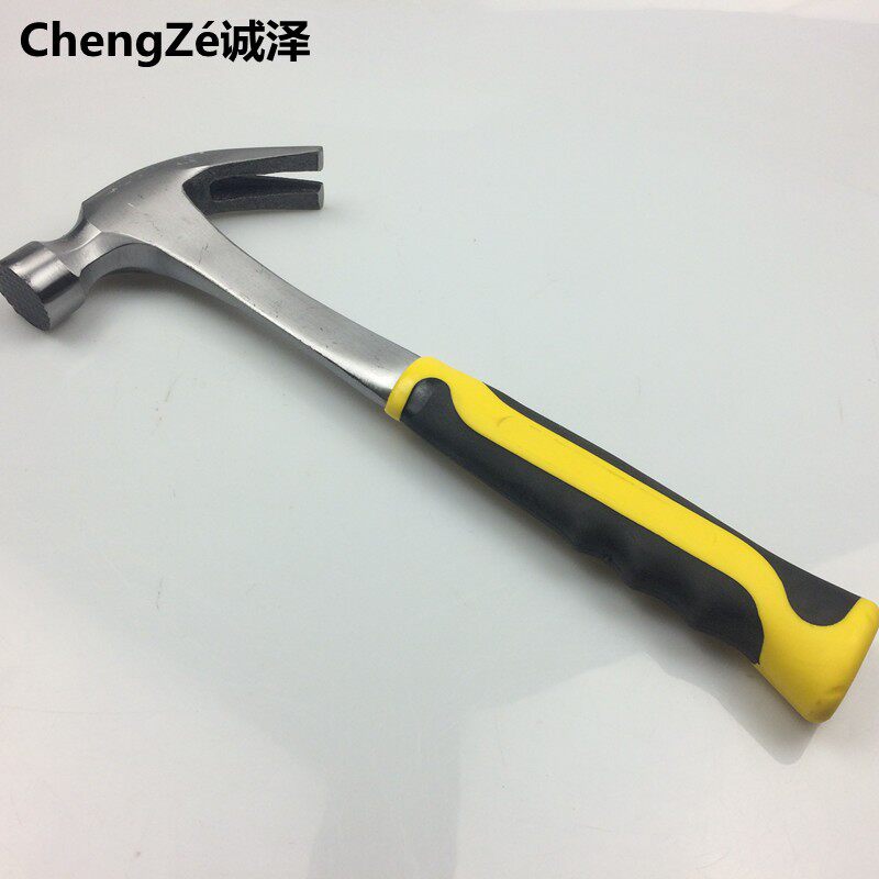 实心一体羊角锤包邮 连体锤子铁榔头钉锤铁锤锤子木工锤坚固耐用