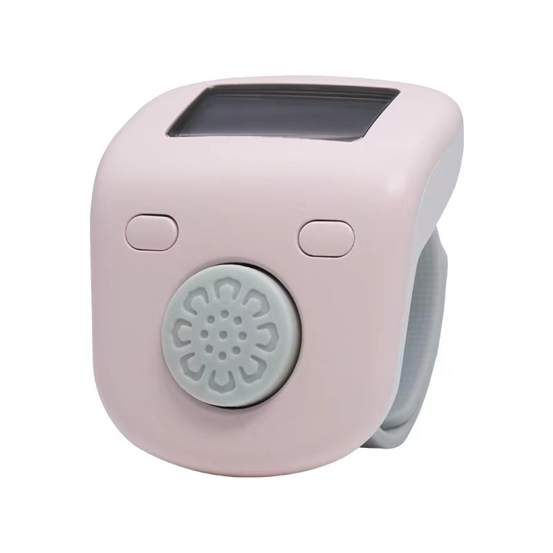 数字计数器戒指型迷你手指记数器计数器型L迷你计数器钮扣电池善