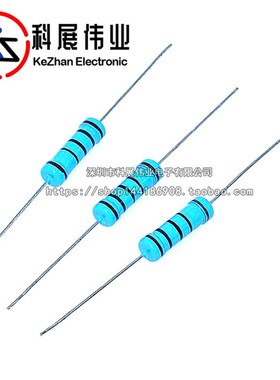 2W金属膜电阻2.7R 27R 270R 2.7K 27K 270K 2.7M欧精密1%色环电阻