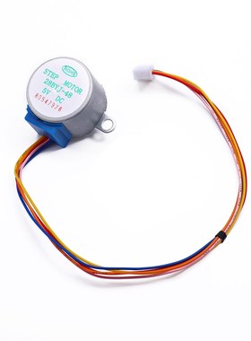 DC 5V 4相5线步进电机 28YBJ-48 28BYJ48 减速步进电机 引线25CM