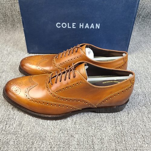 Cole Haan/歌涵 男鞋时尚潮流百搭舒适春秋雕花真皮商务正装皮鞋