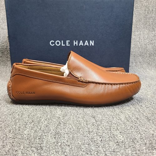 Cole Haan/歌涵 男鞋时尚潮流休闲皮鞋一脚蹬乐福鞋春秋舒适超轻