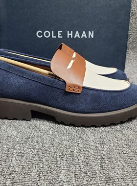 Cole Haan/歌涵女鞋时尚潮流休闲鞋春秋季舒适一脚蹬乐福鞋豆豆鞋