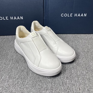 Haan歌涵 运动鞋 女鞋 休闲运动一脚蹬平底小白鞋 板鞋 Cole
