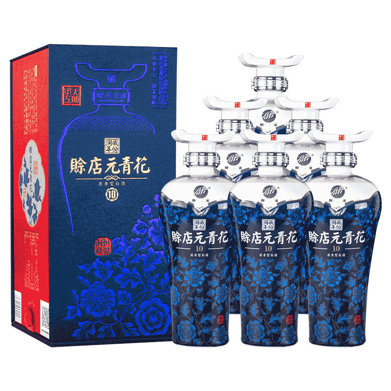 赊店老酒元青花洞藏1052°整箱