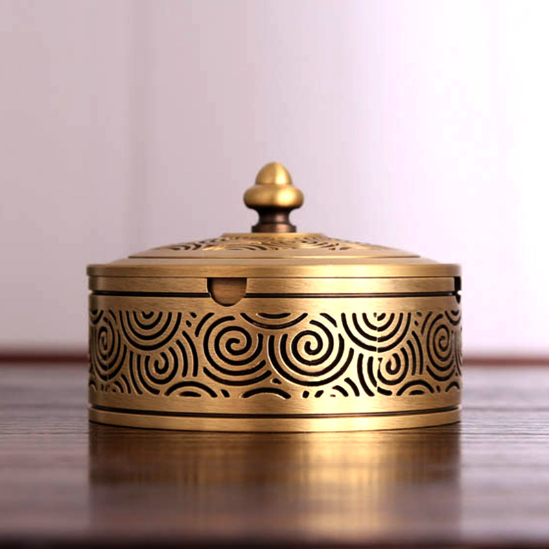 德国mooii黄铜密封烟灰缸