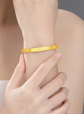 新品真足银999燕侣莺俦手镯女