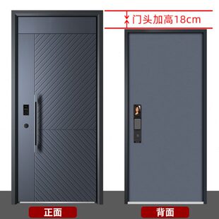 厂促防盗门甲级智能门入户门家用进户安全门暗合页加门头子母门大