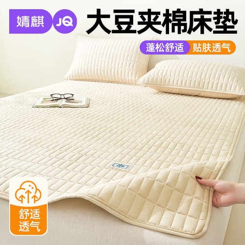 A类大豆纤维床垫可机洗软床褥子