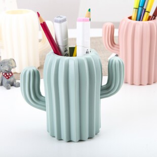 Cactus Stationery Pen 新品 Student Desktop Holder Creative