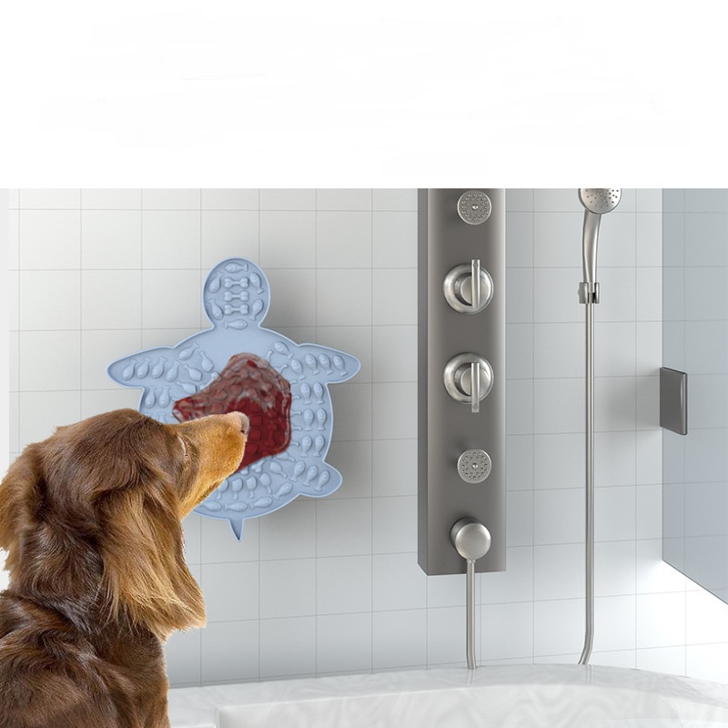 极速Silicone Dog Lick Mat for Dogs Pet Slow Food Plate Dog B