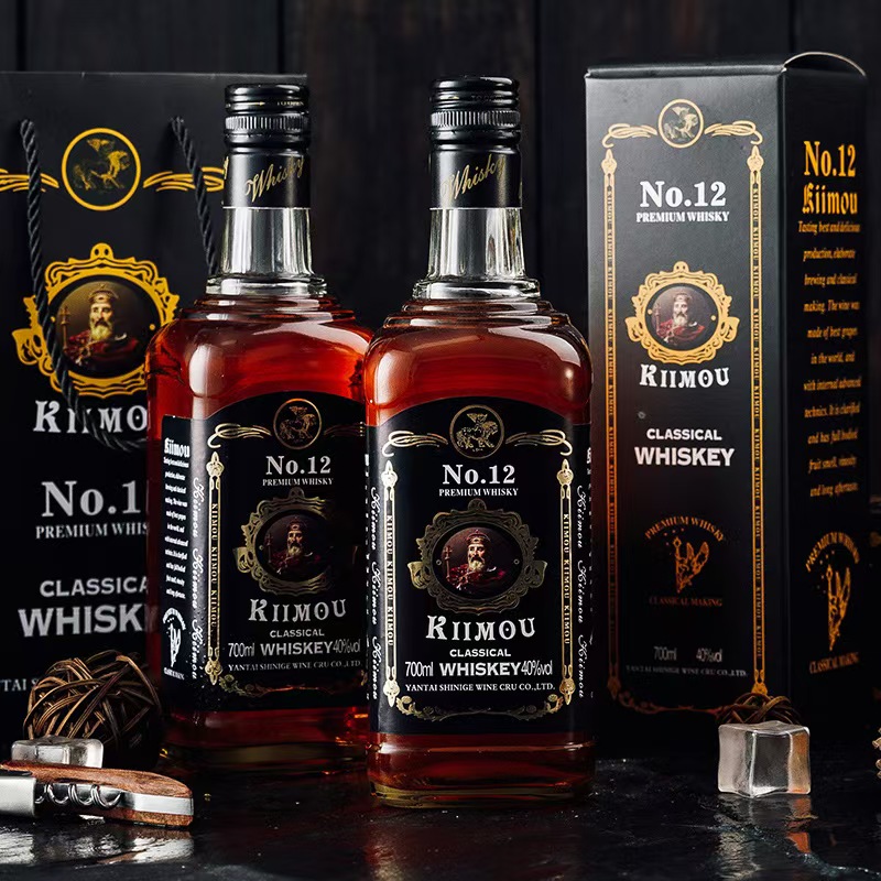 烟台威士忌洋酒40度度烈酒700ml可乐桶伏特加酒吧便利店洋酒礼盒