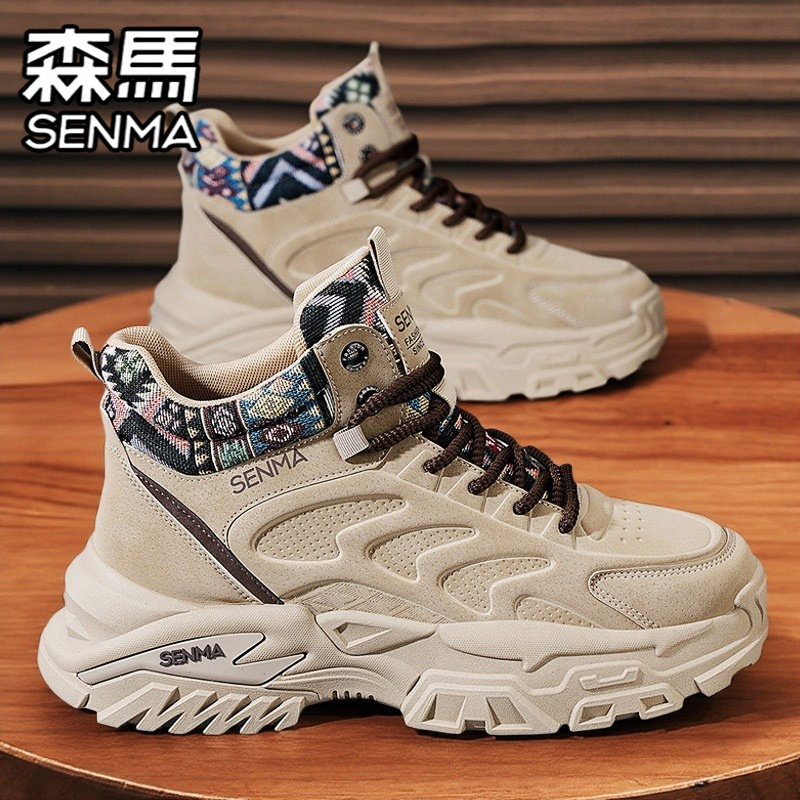 森马马丁靴男高帮冬季英伦风复古户外登山防水防滑工作劳保工装靴,运动鞋new,运动休闲鞋,淘宝优惠券,粉丝福利购,淘宝优惠卷